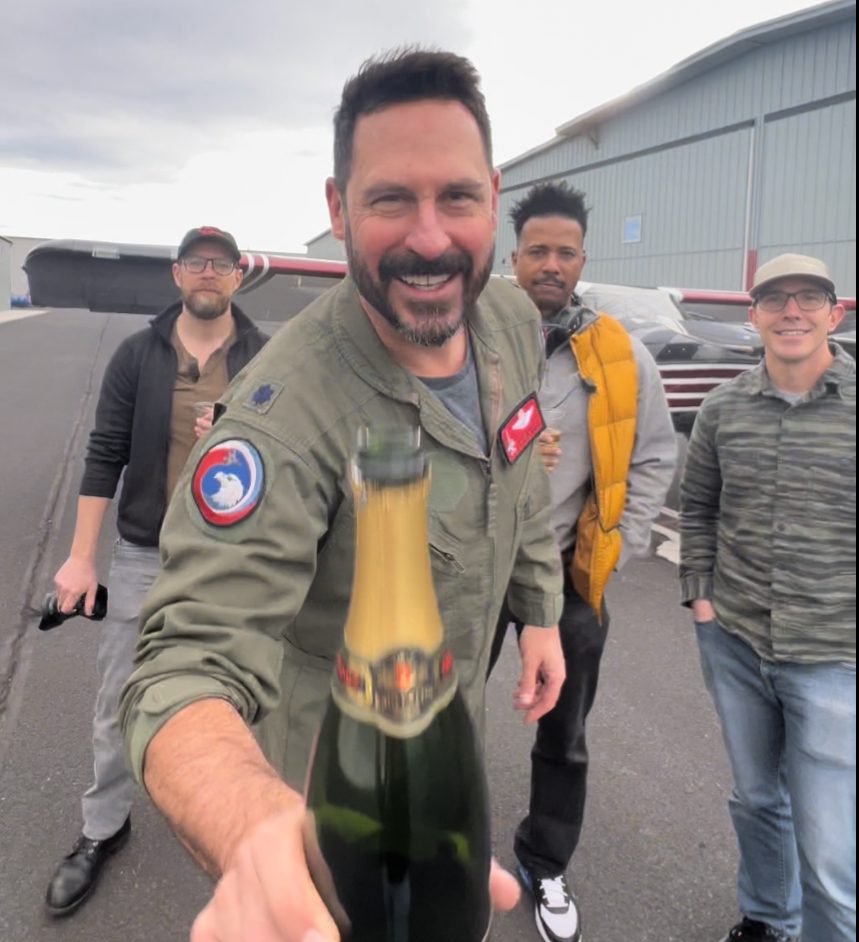 Steve Cox broadcast pilot shot