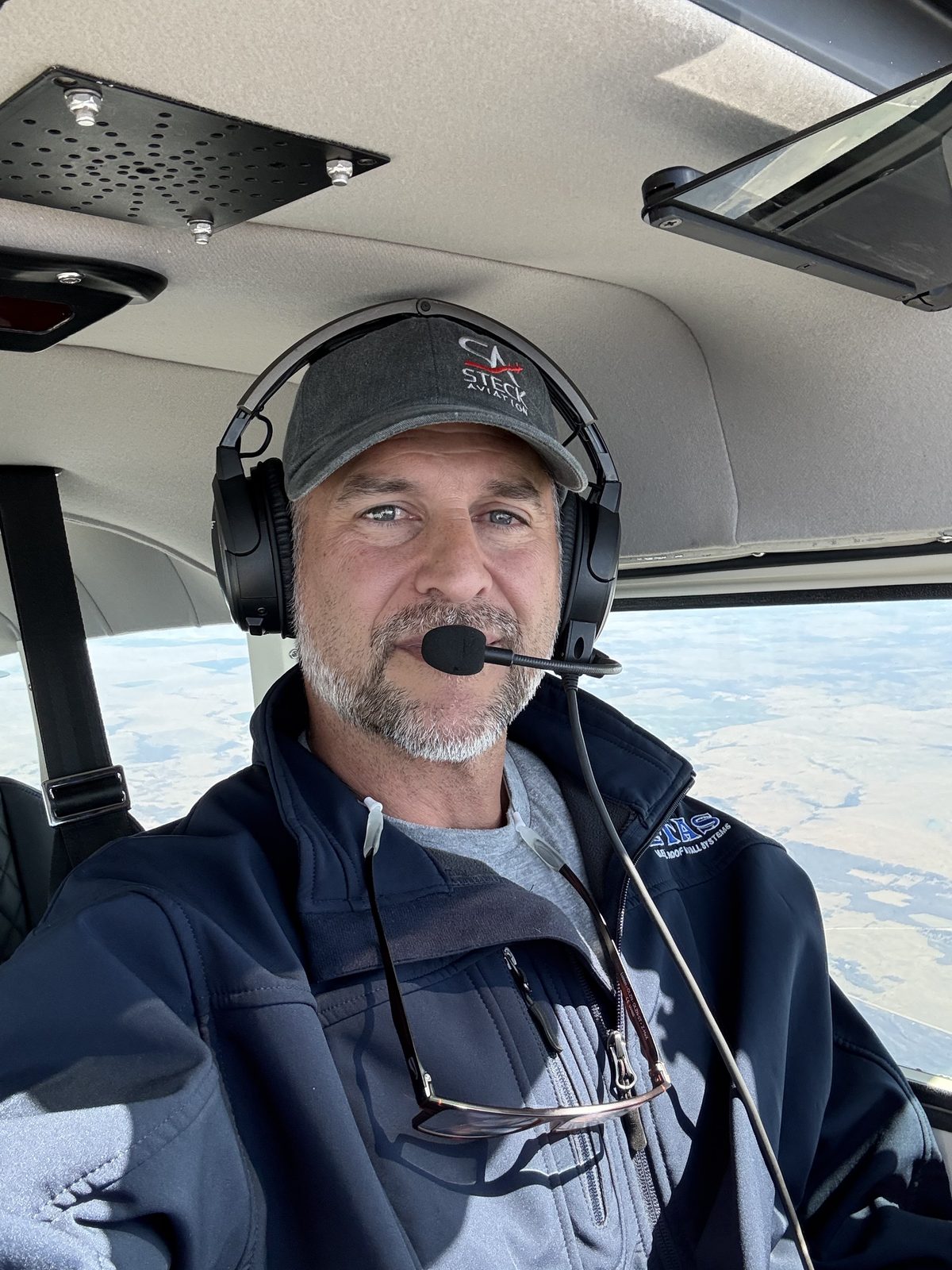 Brian Steck broadcast pilot shot